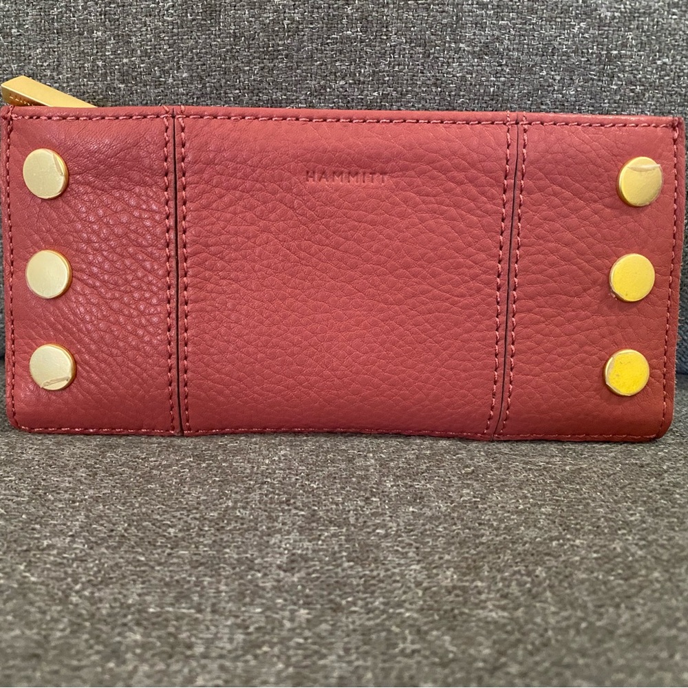 Hammitt brand new rouge pink 110 north bifold wallet
